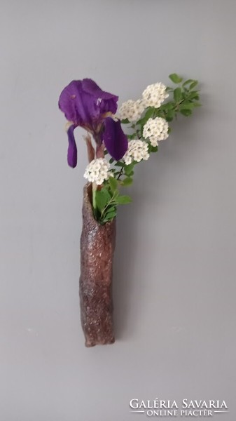 Rustic, Japanese-style ceramic wall vase, gorgeous unique, industrial artist-style wall decoration