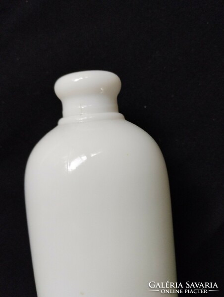 Old thick oil bottle