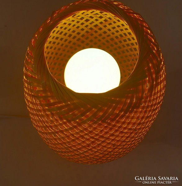 Raffia table lamp handmade negotiable design