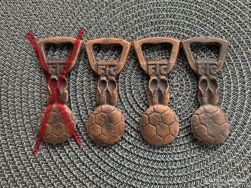 Ftc, fradi 1976 rare copper beer opener, collector's item, Ferencváros, last 3 pieces