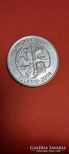 2004.  Izland 10 Korona  (1807)