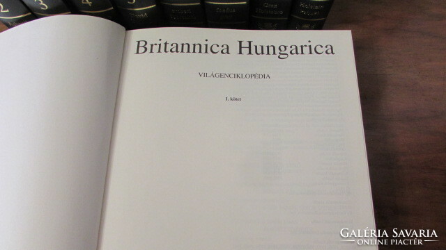 Britannica Hungarica 1-9. kötetei