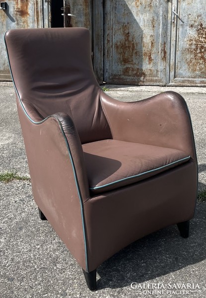 Wittmann senta leather armchair