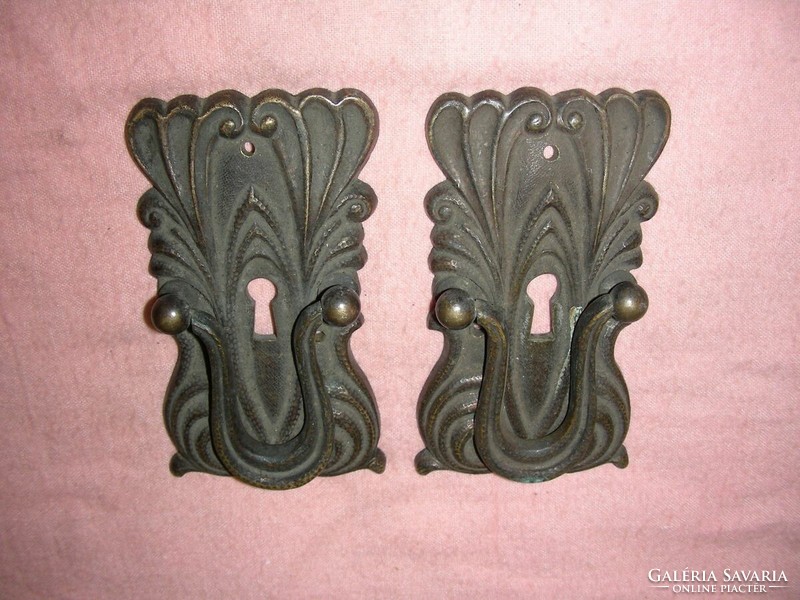 Antique copper brass lock cover