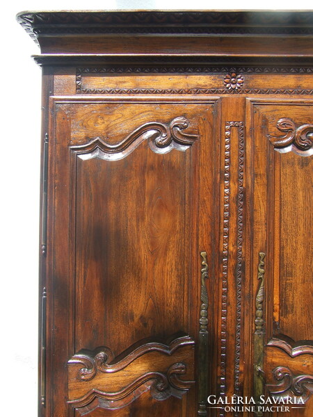 Antique wardrobe with two doors