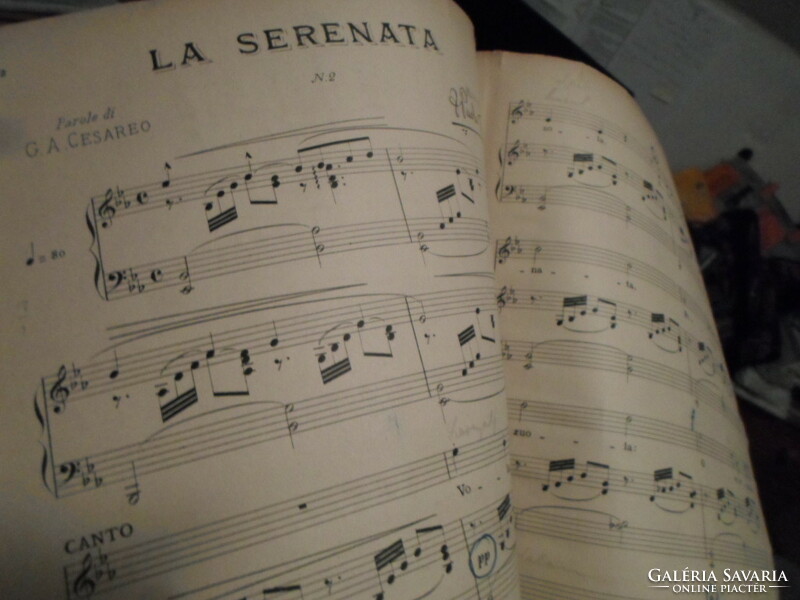 Tosti: la serenata, voice + piano, antique sheet music