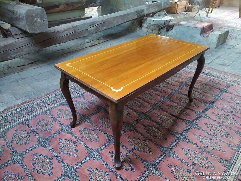 Neobaroque inlaid coffee table, coffee table, small table
