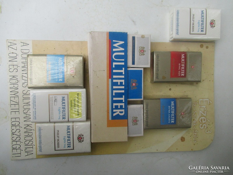 Retró MULTIFILTER cigarettareklám
