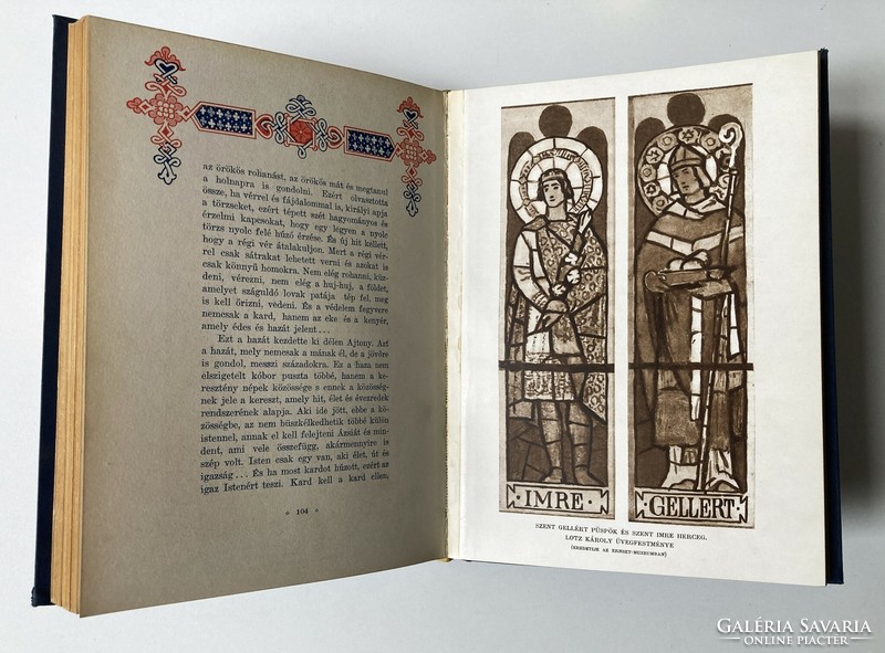 Isten Leventéje: Szent Imre Herceg - 1930 Palladis gyűjtői díszkiadás, Jaschik Álmos illusztrációval