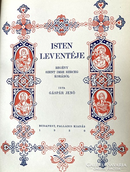 The Levant of God: Duke Imre Szent - 1930 Palladis collector's edition, with dreamy illustration by Jaschik
