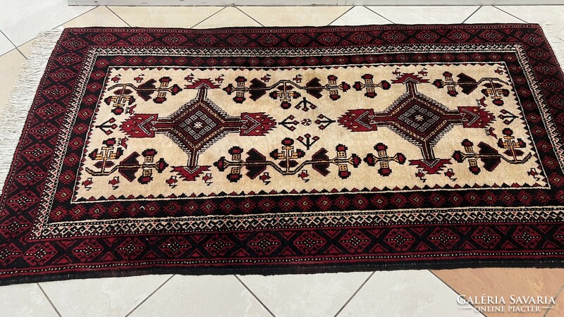 3515 Afghan Baluch Zabuli hand-knotted wool Persian rug 108x200cm free courier