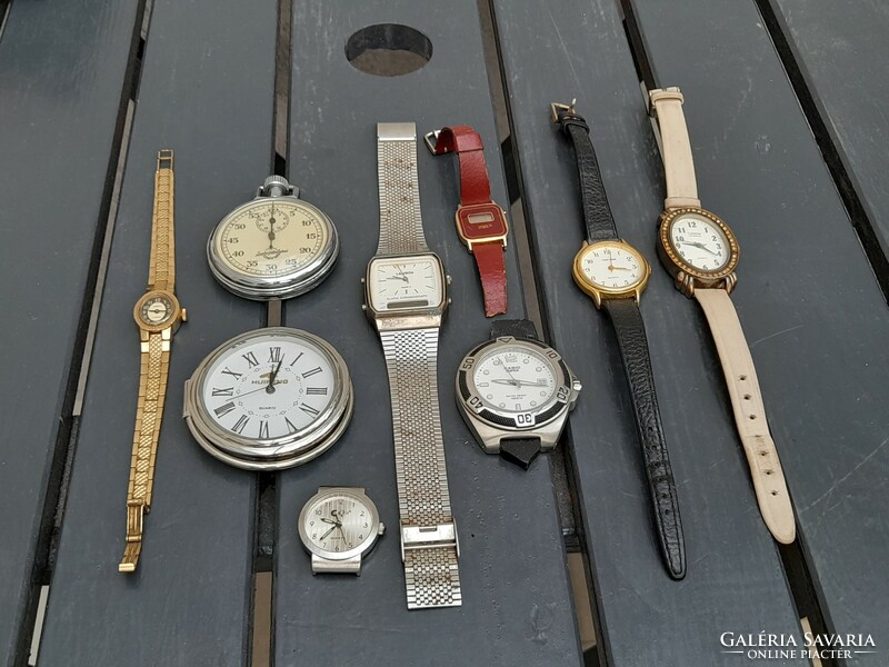 Watches for spare parts or for repair or battery replacement, etc. all together