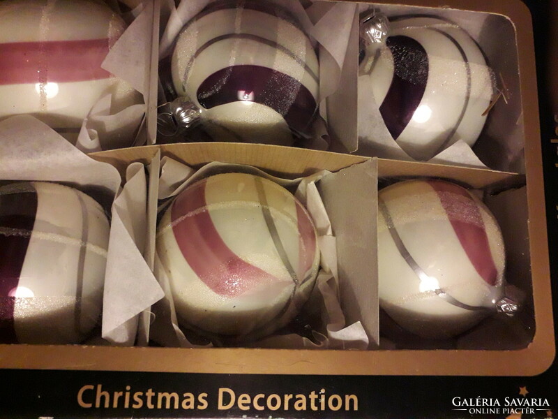 Set of Christmas decoration balls, new, unopened. 7 Cm.