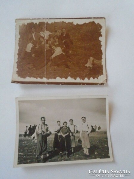 D202116   Régi fotók   - 1920-40's    túrázók