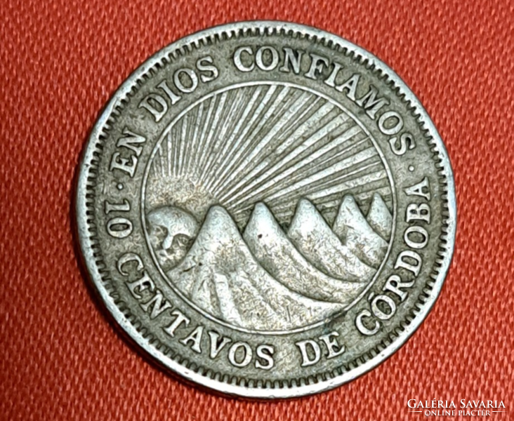 1954. Nicaragua 10 Centavos  (1814)