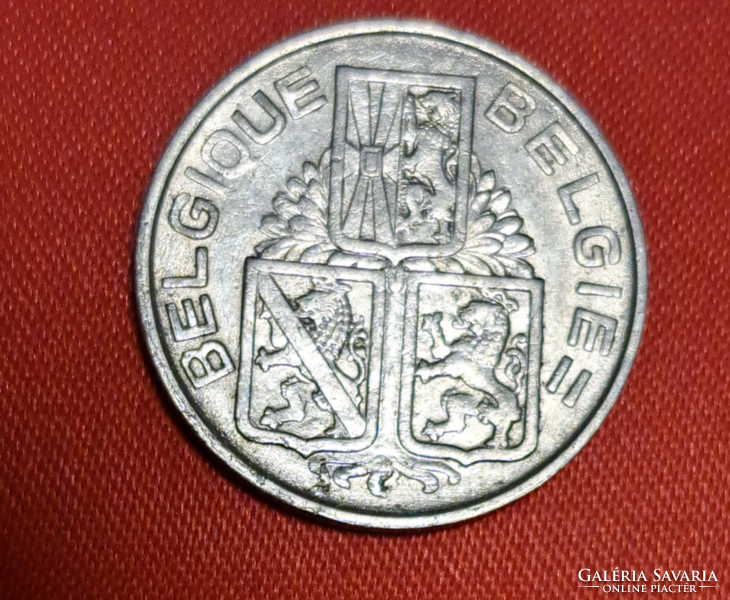 1939 Belgium 1 franc (King Leopold III (1934 - 1947) (1856)