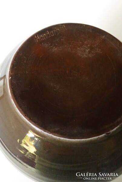 Special, mcm, made by discing, ceramic jug vase, German or Scandinavian