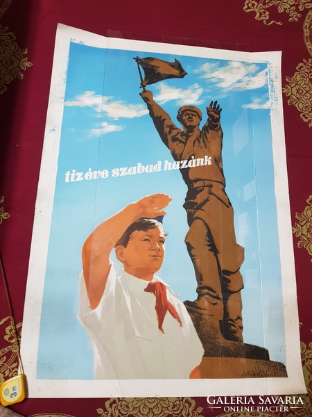 Régi kommunista plakát,Balogh László