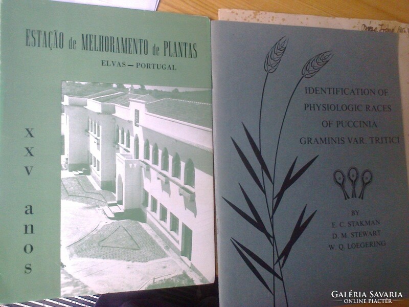 2 mezőgazdasági gabonarozsda könyv angol+portugál