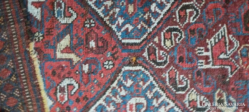 Antik kézi csomózású iráni perzsaszőnyeg