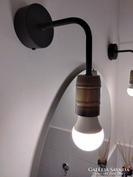 3 Industrial wall lamps in perfect condition