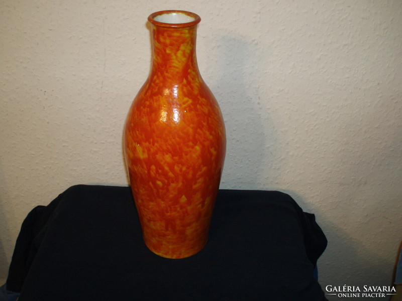 Flawless béla mihály large vase with bright colors