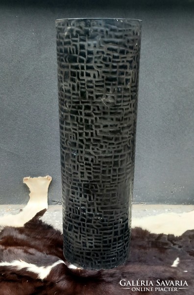 Huge 80 cm modernist outdoor metal vase, negotiable design