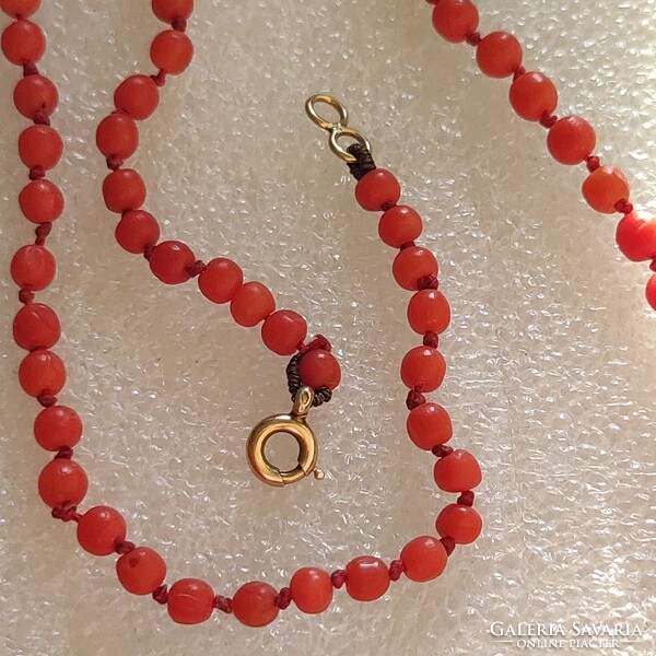 On sale! 9K/14k noble coral jewelry set