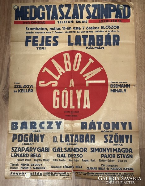Színház plakát