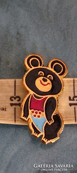 Misa teddy bear badge original
