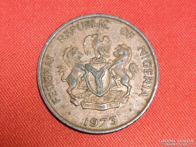 1973 Federal Republic of Nigeria 1 kobo (1835)
