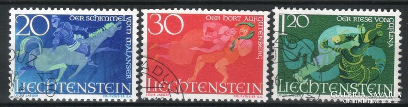 Liechtenstein  0301 Mi 475-477       1,60 Euró