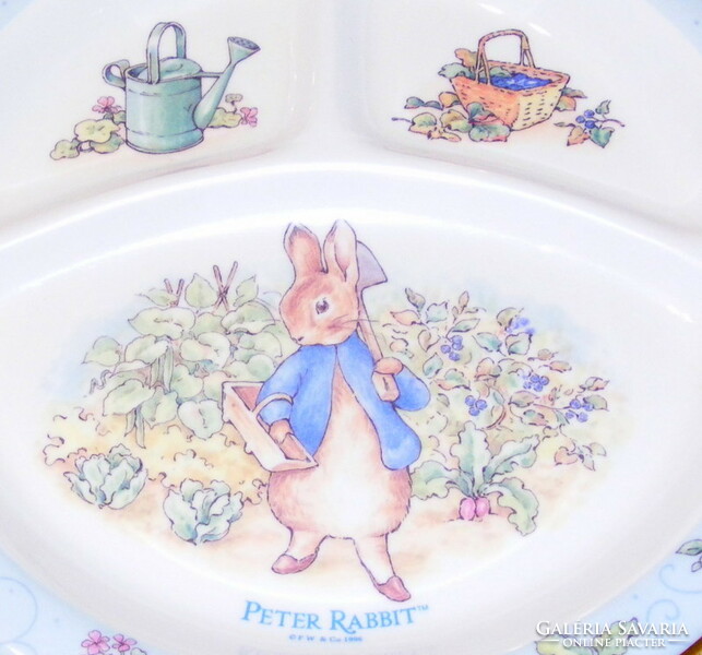 Peter Rabbit Peter Rabbit divided plastic plate
