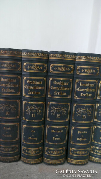 BROCKHAUS CONVERSATIONS LEXIKON 1882-1887 16 KÖTET