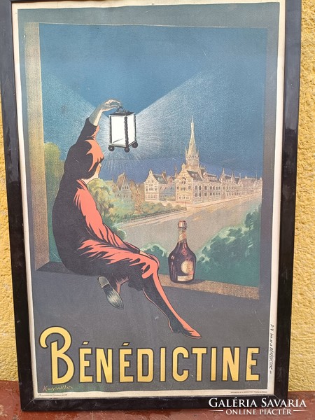 Old Benedictine paper poster