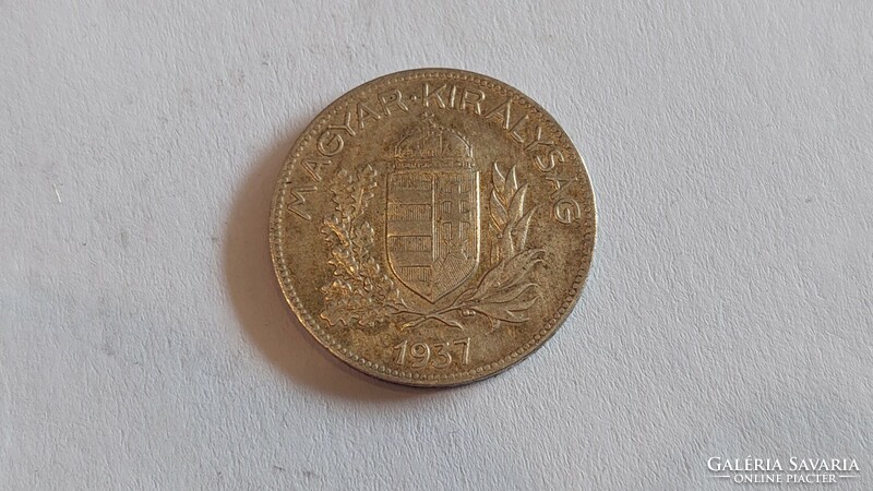 1937 Magyar Királyság ezüst 1 Pengő Bp