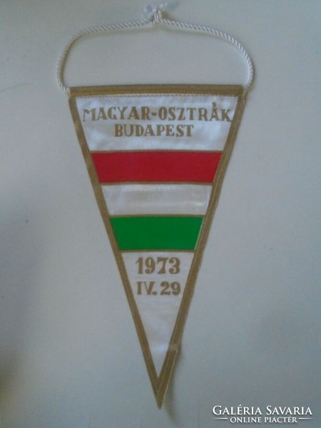 D202139  Futball -Magyar Orszták  1973 IV.29  zászló   190 x 110 mm
