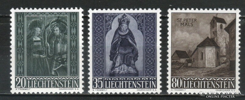 Liechtenstein  0287 Mi 374-376 postatiszta        13,00 Euró