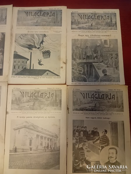 Tolnai Világlapja 1903 (4db) hetilapok