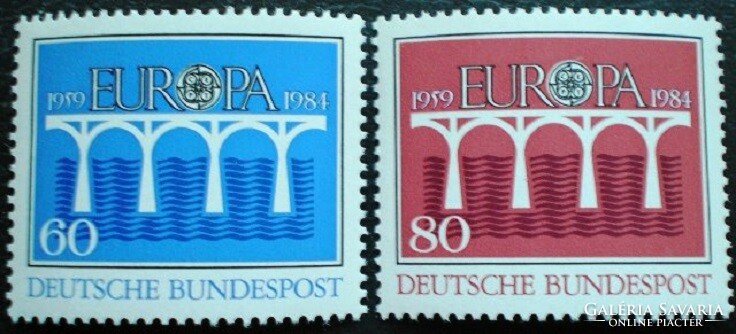 N1210-1 / Németország 1984 Europa bélyegsor postatiszta