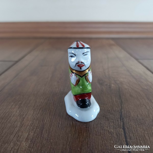 Old Herend porcelain mini Chinese figure