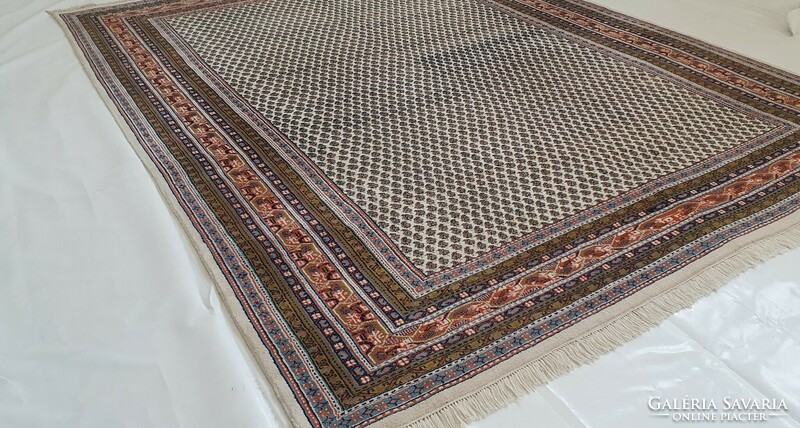 3242 Indian mir hand knotted wool Persian rug 245x345cm free courier