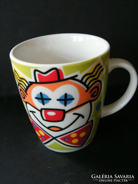 Ritzenhoff my darling thomas marutske mug with clown pattern