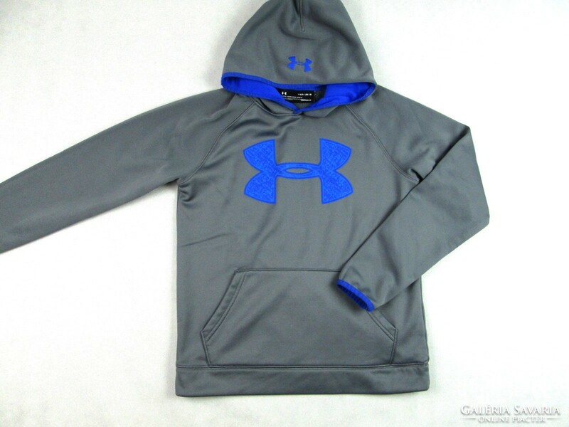 Original under armor (adolescent) gray sporty hooded sweatshirt