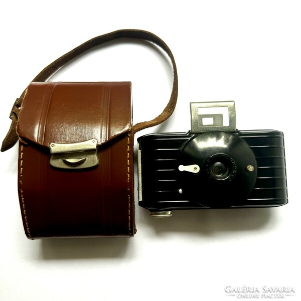Vintage Eastman Kodak Bullet Bakelite Camera with Original leather Bag ca.1936-1942 alte Kodak Foto