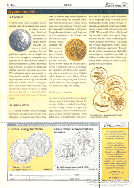 Hungarian coin newsletter - news from the world of coins - HUF 400/pc