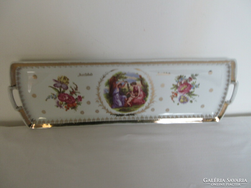 Antique, marked, Karlsbad scene serving tray. Negotiable!