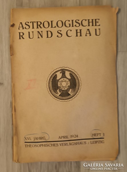 Astrologische Rundschau 1924 april.