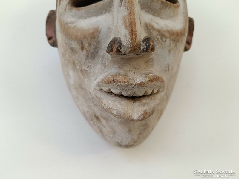 Antique African mask Africa mask Idoma ethnic group Nigeria African mask 769 drum 33 8771