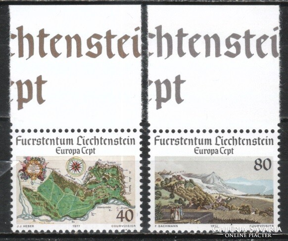 Liechtenstein  0227 Mi 667-668  postatiszta         1,60 Euró